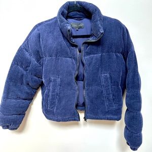 Kendall & Kylie Corduroy Filled Jacket